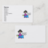 Vormittag vor dem Kaffee Spaß Visitenkarte (Vorne/Hinten)