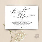 Vormittags, Hochzeitsessen Probe Party Einladung