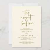 Vormittags, Hochzeitsessen Probe Party Einladung (Vorderseite)