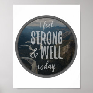 Vormittags inspirierende Redewendungen zur Selbsta Poster