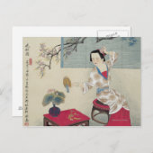 Vormittags verkleidet postkarte (Vorne/Hinten)