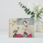 Vormittags verkleidet postkarte (Stehend Vorderseite)