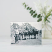 Vormittagsarbeit Postkarte (Stehend Vorderseite)