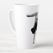 Vormittagsfett - Schwarz & Weiß Milchtasse (Linke Ecke)
