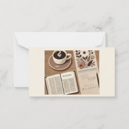 Vormittagsgeistes Mitteilungskarte