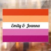 Vormonatsfenster für benutzerdefinierte lesbische fensteraufkleber (Blatt 2)