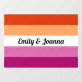 Vormonatsfenster für benutzerdefinierte lesbische fensteraufkleber (Blatt)