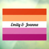 Vormonatsfenster für benutzerdefinierte lesbische fensteraufkleber (Blatt 3)