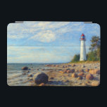 Vormsi Stille iPad Mini Hülle<br><div class="desc">Dieses Kunstwerk zeigt die ruhige und zeitlose Präsenz von Vormsi, einer kleinen estnischen Insel in der Ostsee. Im Zentrum steht das Leuchtturm Sachsens - nicht als Symbol der Großartigkeit, sondern als ruhiger, beständiger Führer, umgeben von der Stille der Küsten. Die Komposition zeichne auf sanften Naturtönen, minimalen Linien und subtilen Gewürzen,...</div>