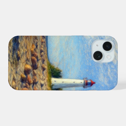 Vormsi Stille iPhone 15 Hülle (Rückseite (Horizontal))