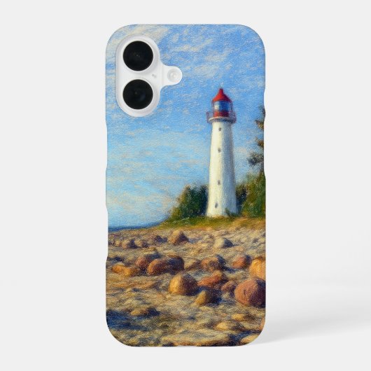 Vormsi Stille iPhone 16 Hülle (Rückseite)