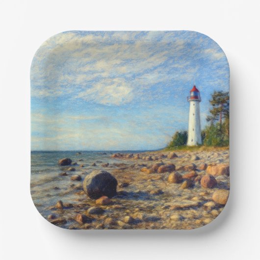 Vormsi Stille Pappteller (Vorderseite)