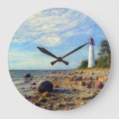 Vormsi Stillness Große Wanduhr (Vorderseite)