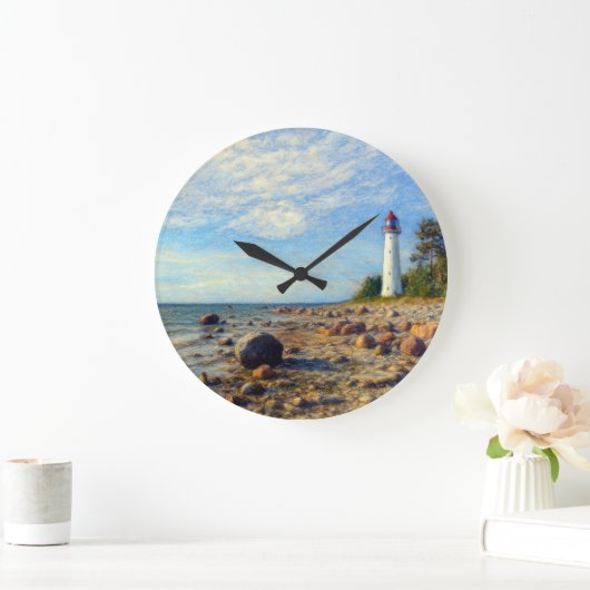 Vormsi Stillness Große Wanduhr (Zuhause)