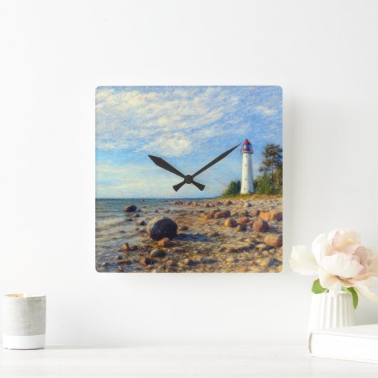 Vormsi Stillness Quadratische Wanduhr (Zuhause)