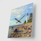 Vormsi Stillness Quadratische Wanduhr (Winkel)