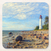 Vormsi Stillness Rechteckiger Pappuntersetzer (Vorderseite)