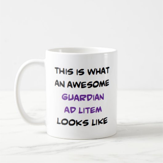 Vormund ad litem, phantastisch kaffeetasse (Links)