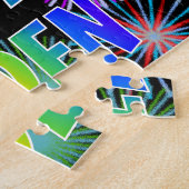 Vorname "AIDEN", Fun "HAPPY BIRTHDAY" Puzzle (Seite)