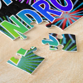 Vorname "ALEJANDRO", Fun "HAPPY BIRTHDAY" Puzzle (Seite)