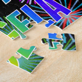 Vorname "ANGELA", Spaß "GLÜCKLICHER GEBURTSTAG" Puzzle (Seite)