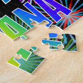 Vorname "ARIANA", Spaß "GLÜCKLICHER GEBURTSTAG" Puzzle (Seite)