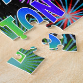 Vorname "ASHTON", Fun "HAPPY BIRTHDAY" Puzzle (Seite)