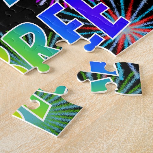 Vorname "AUBREE", Fun "HAPPY BIRTHDAY" Puzzle (Seite)