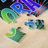 Vorname "AURORA", Spaß "GLÜCKLICHER GEBURTSTAG" Puzzle (Seite)