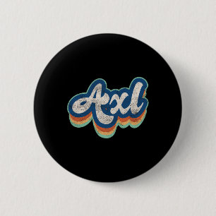 Vorname Boy Vintag Style 70er 80er Personalisiert Button