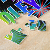 Vorname "BRADLEY", Fun "HAPPY BIRTHDAY" Puzzle (Seite)