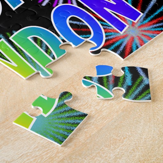 Vorname "BRANDON", Fun "HAPPY BIRTHDAY" Puzzle (Seite)