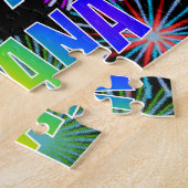 Vorname "BRIANA", Spaß "GLÜCKLICHER GEBURTSTAG" Puzzle (Seite)
