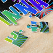 Vorname "BRIANNA", Spaß "GLÜCKLICHER GEBURTSTAG" Puzzle (Seite)