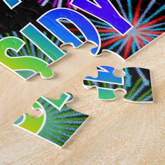 Vorname "CASSIDY", Fun "HAPPY BIRTHDAY" Puzzle (Seite)