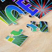 Vorname "CHLOE", Fun "HAPPY BIRTHDAY" Puzzle (Seite)