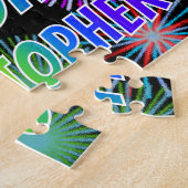 Vorname "CHRISTOPHER", Fun "HAPPY BIRTHDAY" Puzzle (Seite)