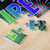 Vorname "CLAIRE", Fun "HAPPY BIRTHDAY" Puzzle (Seite)