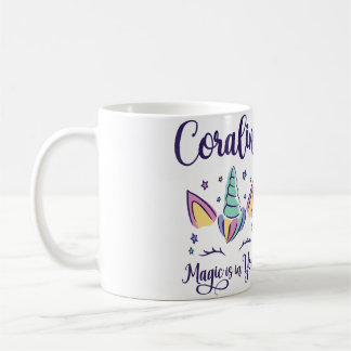 Vorname Coraline Personalisiert Magie Ist In Dir C Kaffeetasse