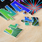 Vorname "DANA", Spaß "GLÜCKLICHER GEBURTSTAG" Puzzle (Seite)