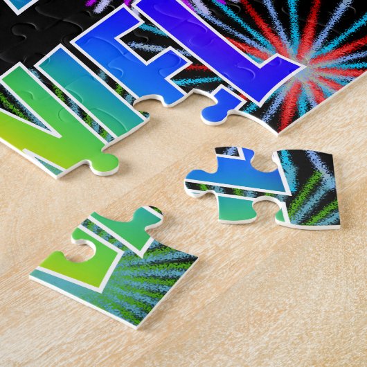 Vorname "DANIEL", Fun "HAPPY BIRTHDAY" Puzzle (Seite)