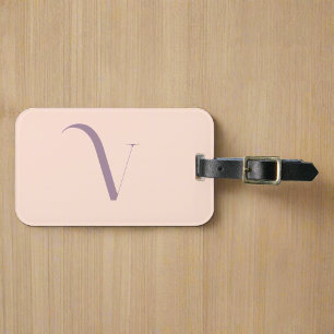 Vorname der benutzerdefinierten Feminine Blush Pin Gepäckanhänger