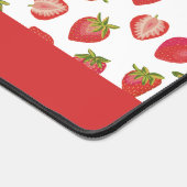 Vorname des Erdbeermusters Schreibtischunterlage (Ecke)