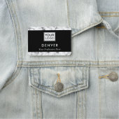 Vorname des Logos und Titelmarkierungen in Marmor Namensschild (Beispiel)