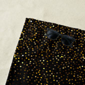 Vorname des Monogramms für den Gold- und Schwarz-G Strandtuch (Beispiel)