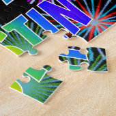 Vorname "DUSTIN", Fun "HAPPY BIRTHDAY" Puzzle (Seite)