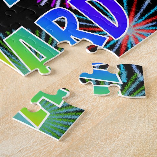 Vorname "EDWARD", Fun "HAPPY BIRTHDAY" Puzzle (Seite)