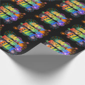 Vorname "ELLIE", Fun "HAPPY BIRTHDAY" Geschenkpapier (Ecke)