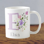 Vorname Elsa mit Blume Kaffeetasse
