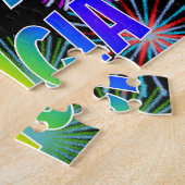 Vorname "FELICIA", Fun "HAPPY BIRTHDAY" Puzzle (Seite)